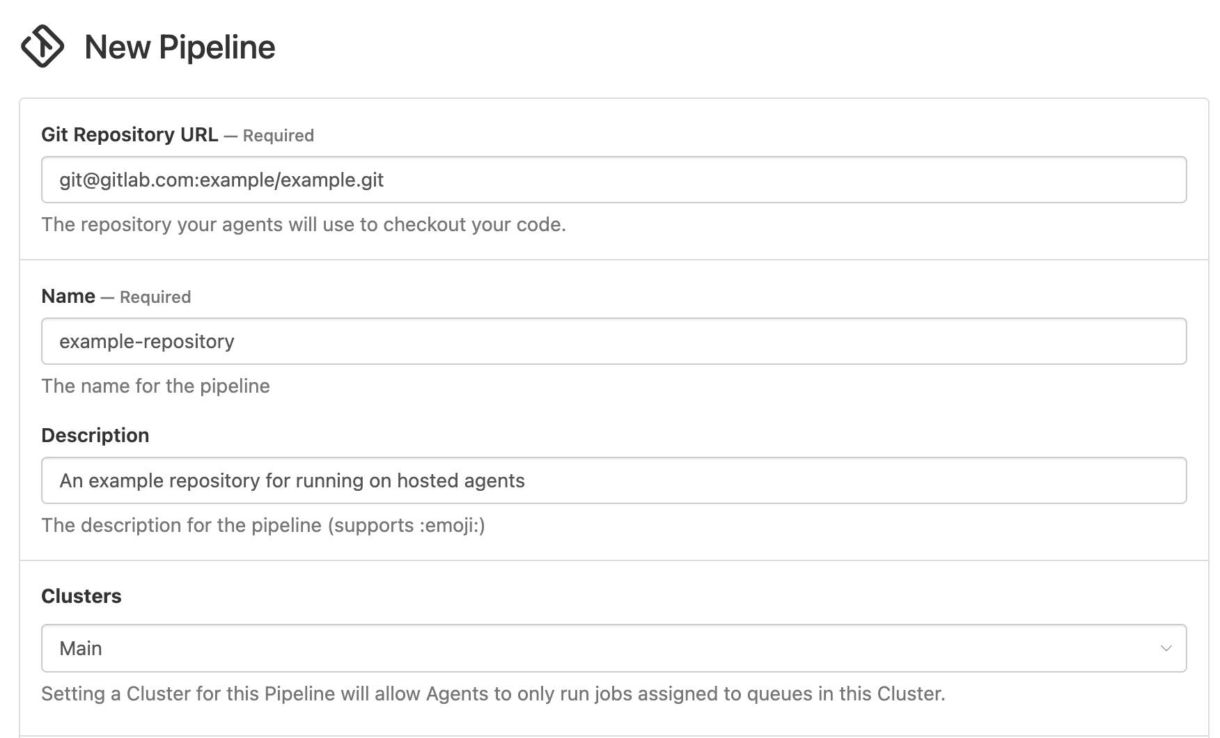 Adding the details for creating a new pipeline